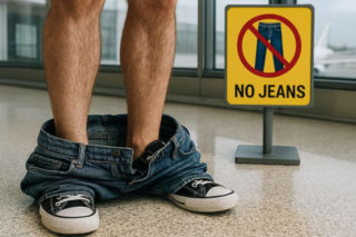 Dżinsy w samolocie? Ryanair apeluje, by je... zdjąć! O co chodzi?