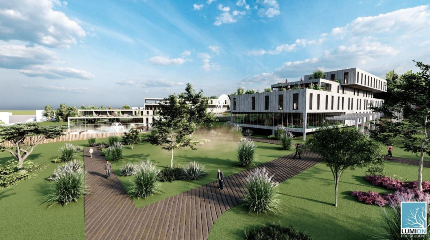 Studentka Politechniki Rzeszowskiej stworzyła projekt sanatorium w Birczy. Robi wrażenie!