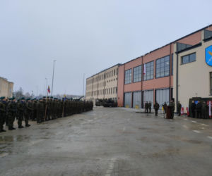 Otwarcie hali remontowej w 18. Łomżyńskim Pułku Logistycznym