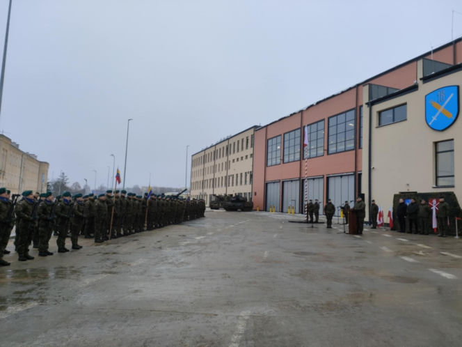 Otwarcie hali remontowej w 18. Łomżyńskim Pułku Logistycznym