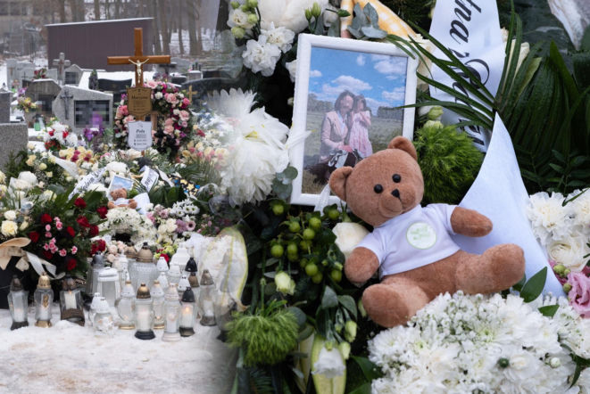 Morze białych kwiatów dla mamy i córeczki. Marzena i 4-letnia Pola spoczęły razem w jednym grobie