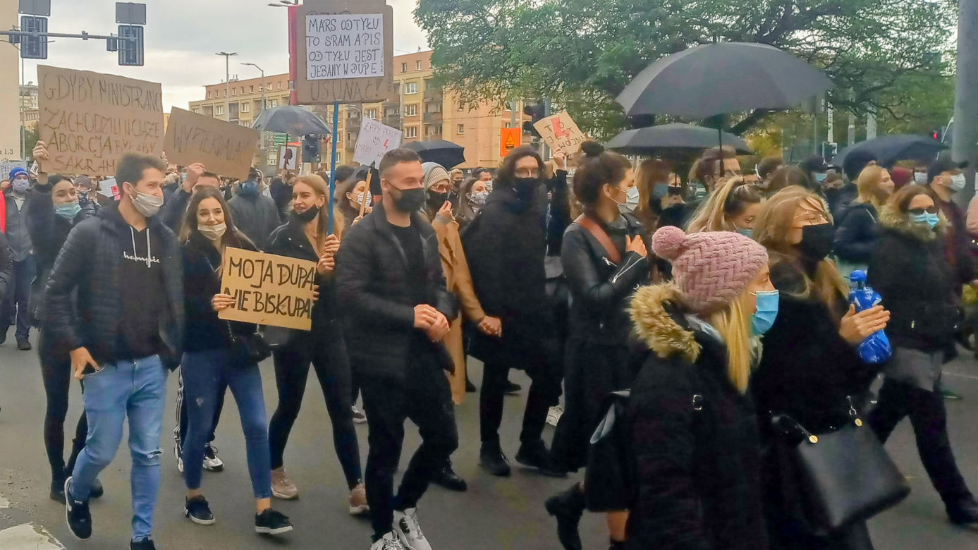 Protest kobiet w Szczecinie - 28.10.2020