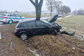 Lokalne podtopienia powodują utrudnienia na DK nr 19 pod Łosicami