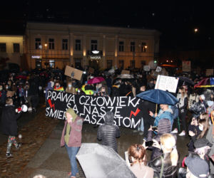30 października - protesty w Kielcach