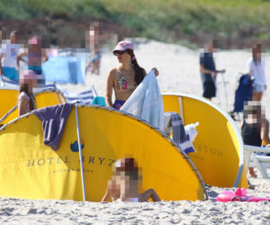 Anna Czartoryska-Niemczycka na plaży