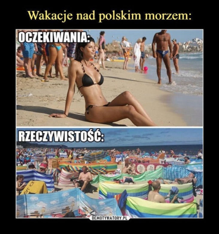 Wakacje rozpoczęte! Polacy ruszyli na plaże! Zobacz najlepsze MEMY!