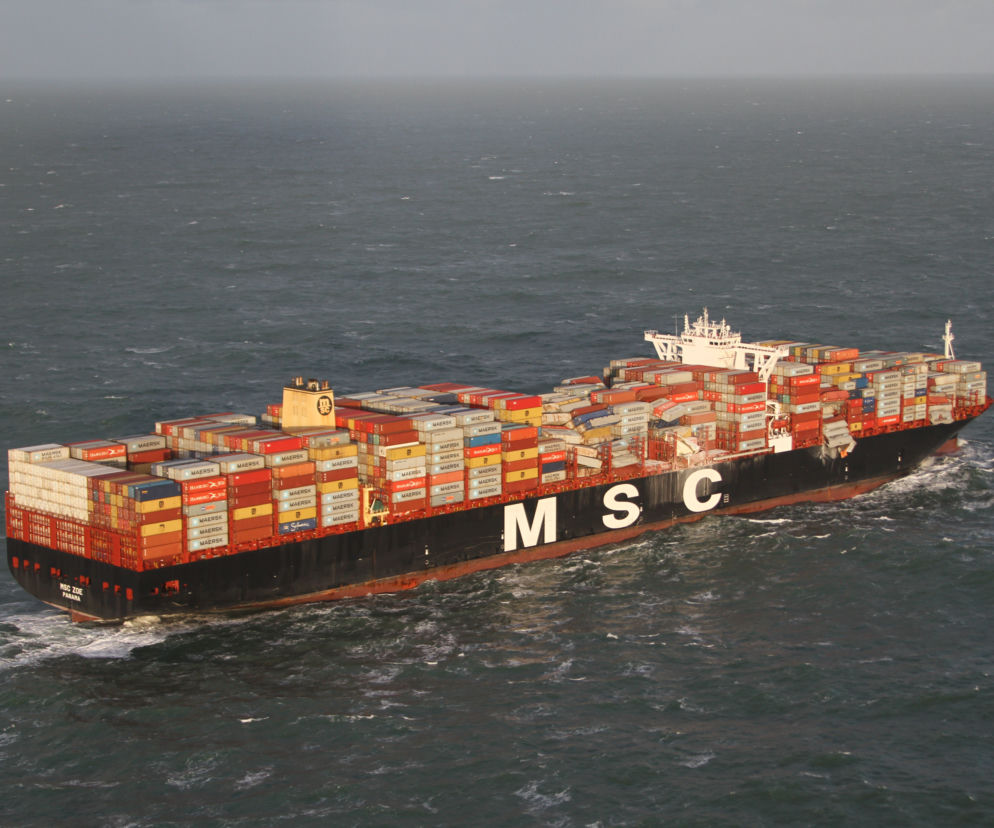 MSC Zoe zgubił ładunek