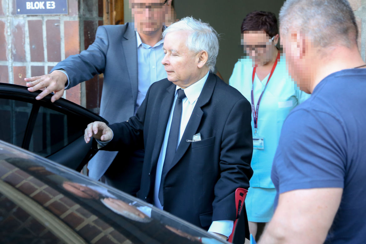 KACZYŃSKI WYSZEDŁ ZE SZPITALA
