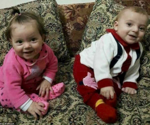 OJCIEC BLIŹNIĘTA SYRIA ATAK GAZOWY
