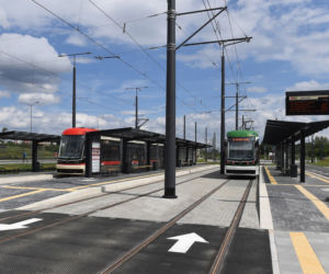 Tramwaje na alei Adamowicza [ZDJĘCIA]