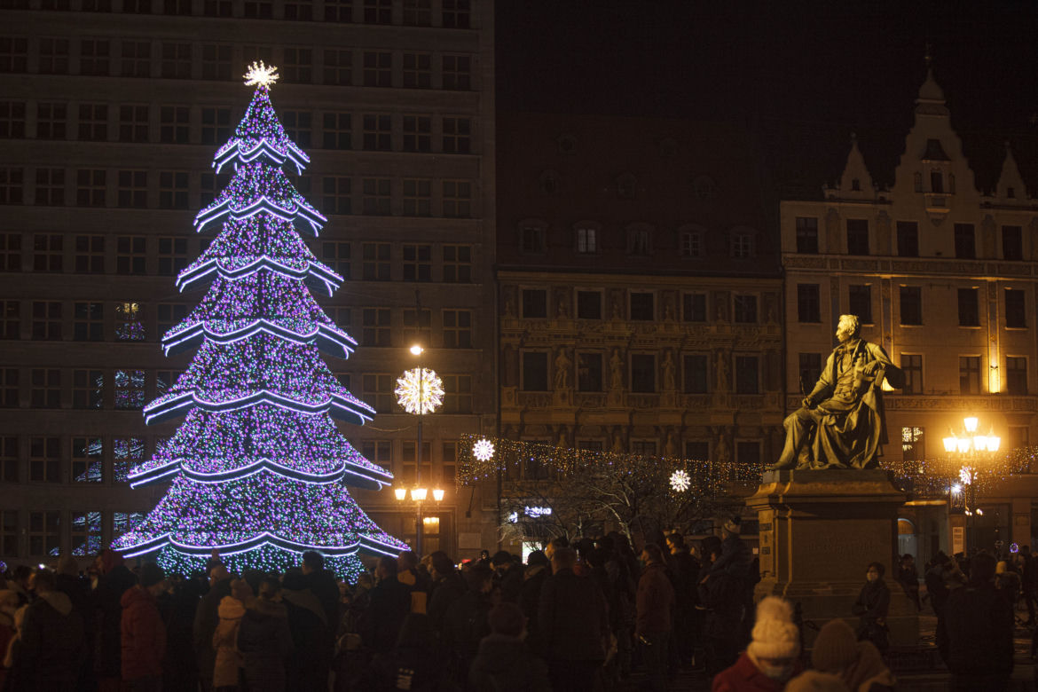 Iluminacja świąteczna we Wrocławiu
