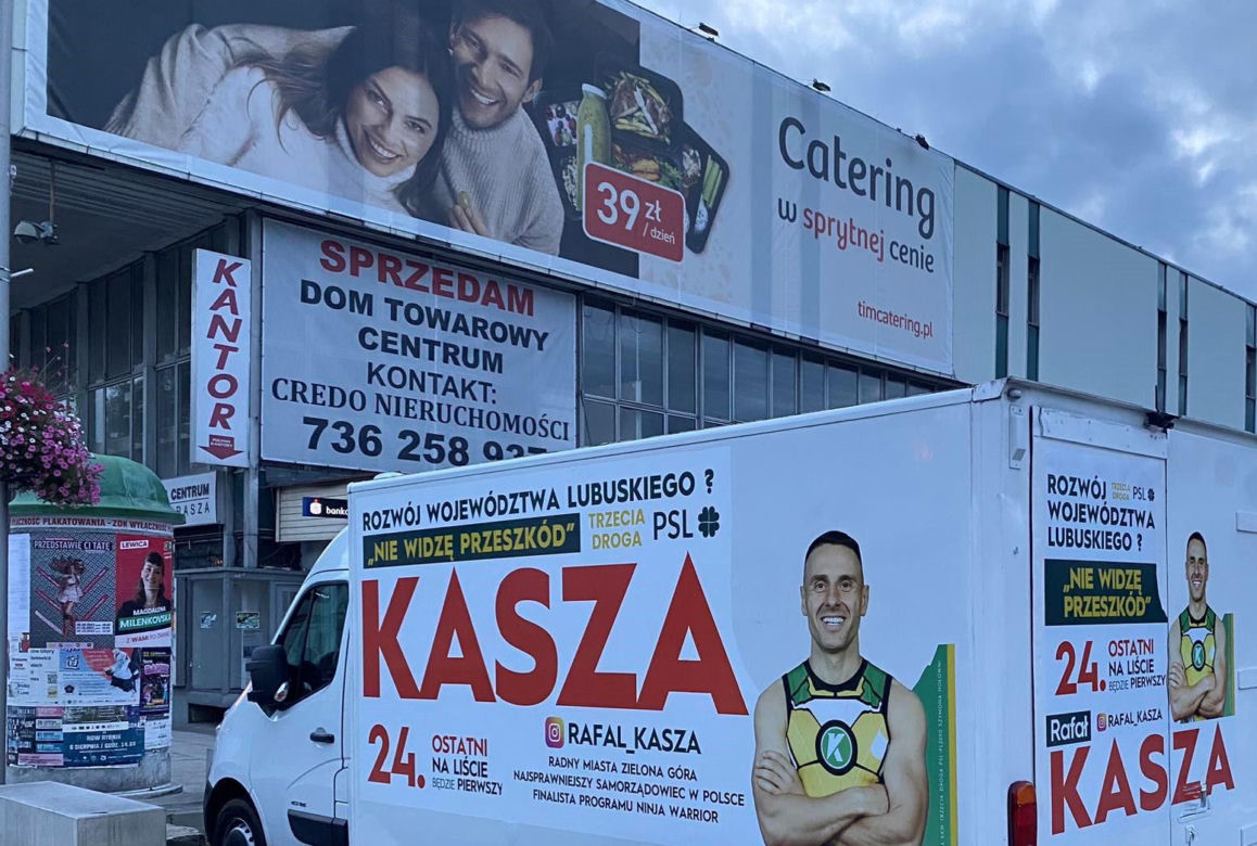 Wybory 2023 w Zielonej Górze. Miasto zalały plakaty wyborcze