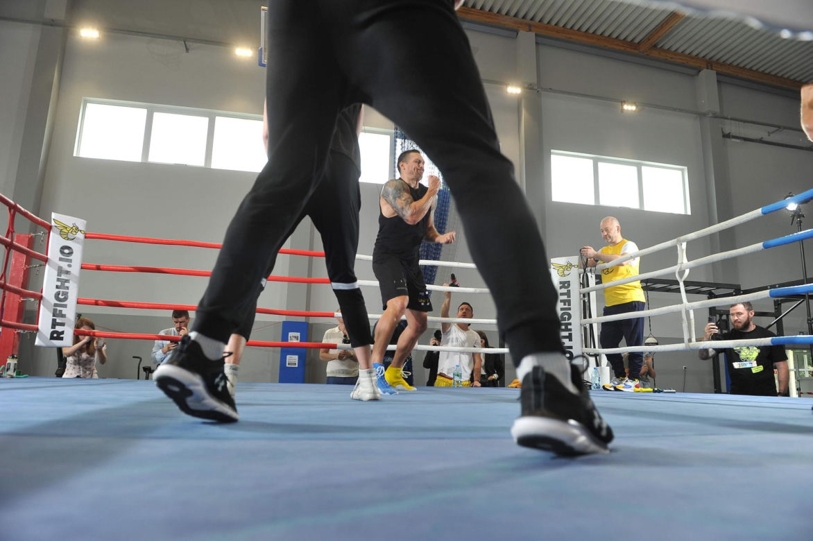 Tak do walki we Wrocławiu trenuje Ołeksandr Usyk. Byliśmy na jego treningu