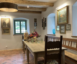 Ekspozycja urządzeń młyńskich w Dolnym Młynie w Wojciechowie