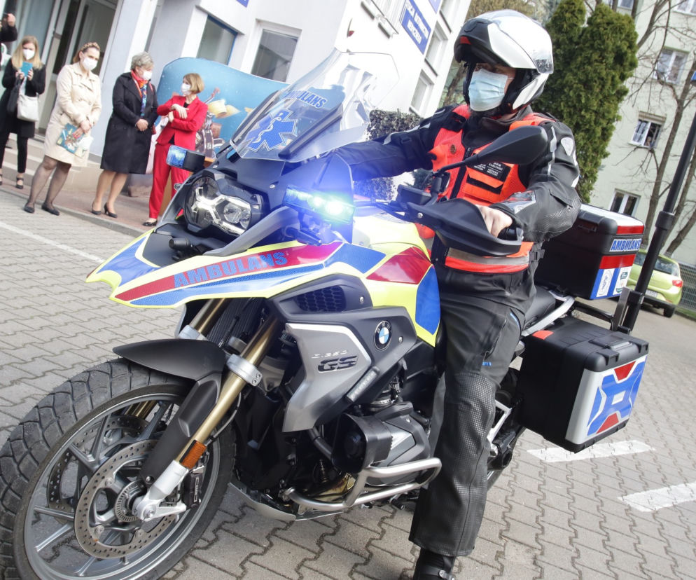 Motoambulans przekazany! Ma ratować życie mieszkańcom Torunia