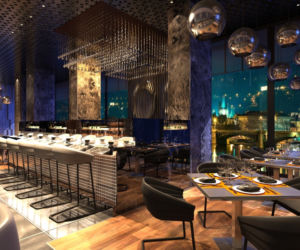 STARDUST - Projekt wnętrza restauracji.