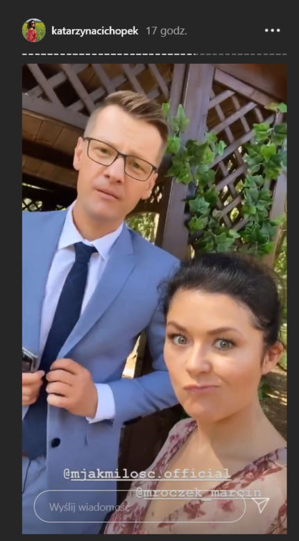 M jak miłość po wakacjach 2020. Kinga (Katarzyna Cichopek), Piotrek (Marcin Mroczek)