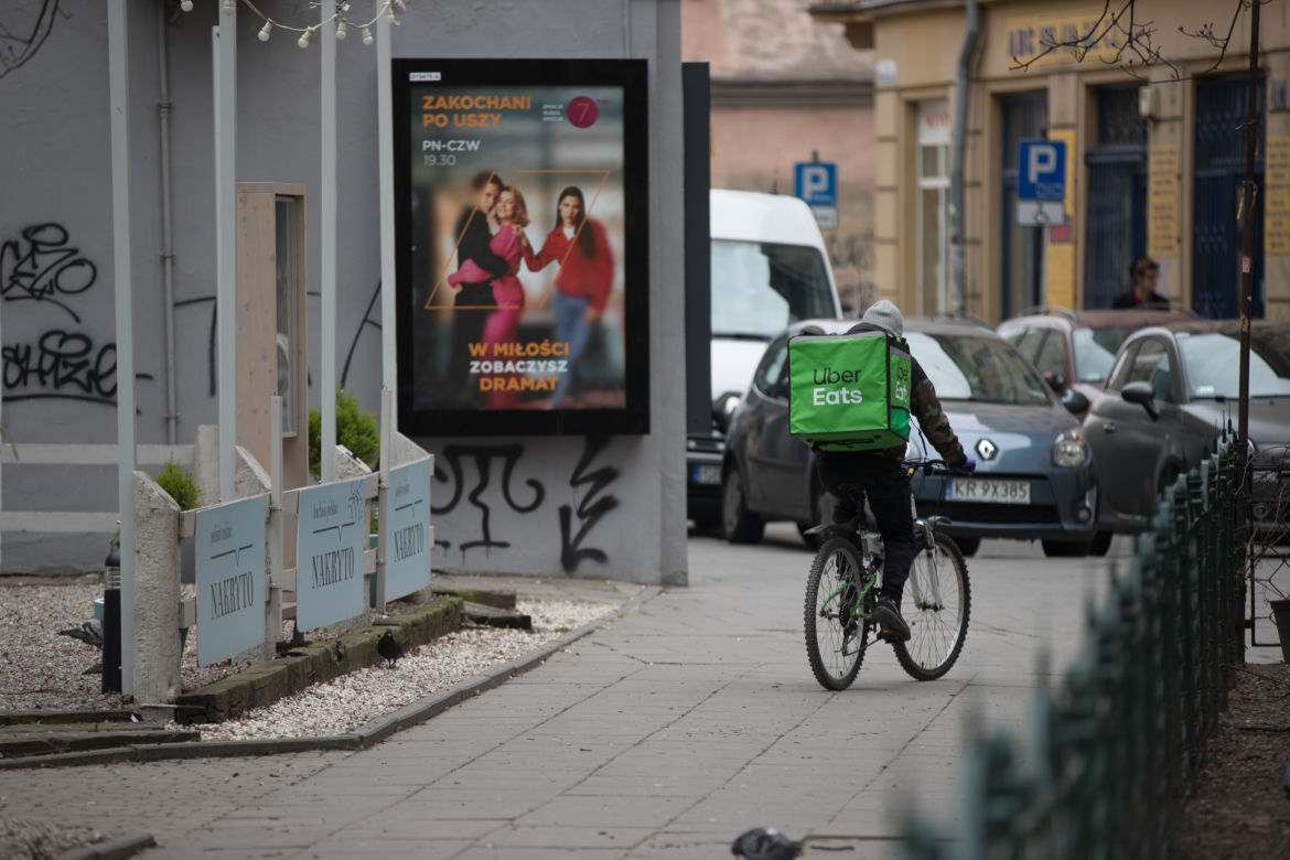Przerażające pustki na Kazimierzu w Krakowie
