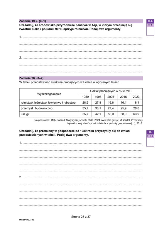 Matura 2026 z rozszerzonej geografii: arkusze CKE [Formuła 2023] 15.05.2026