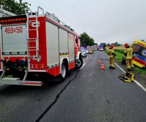 Pięc osób poszkodowanych w kolizji w gminie Lubawa