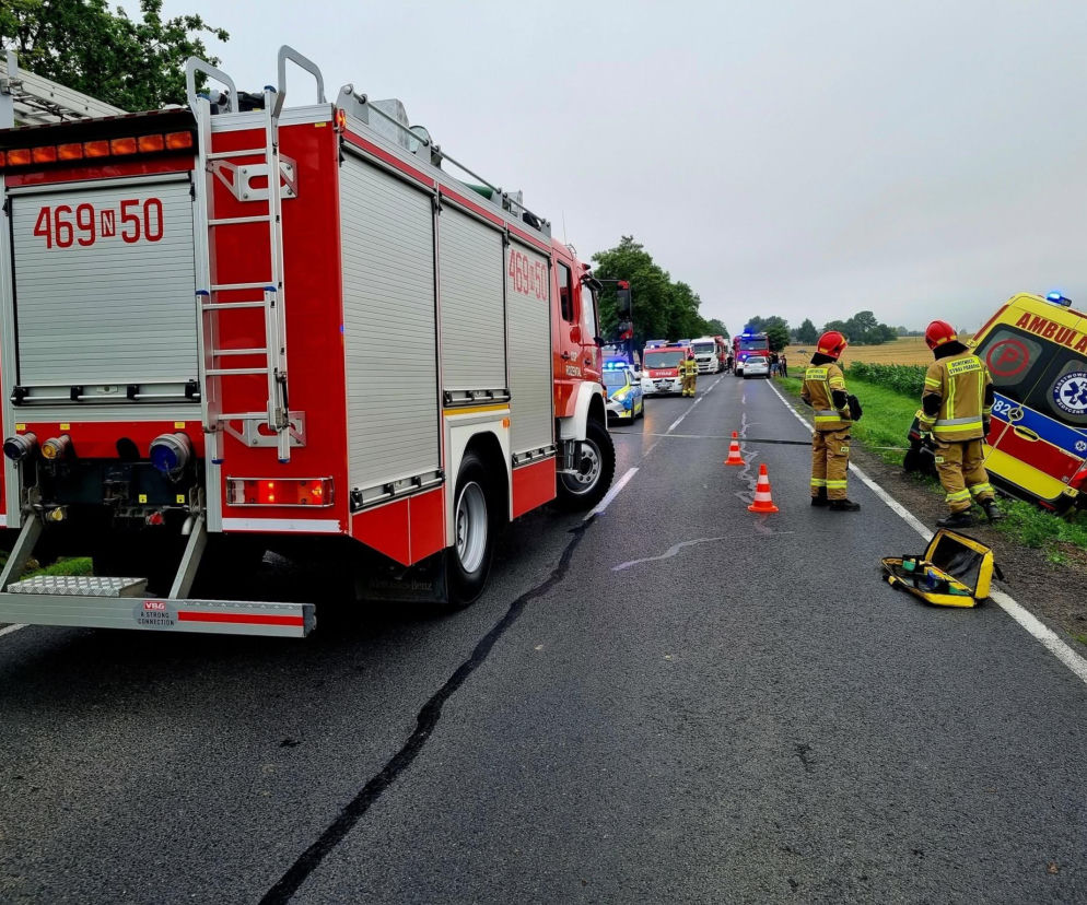 Czterech poszkodowanych w wypadku w gminie Lubawa