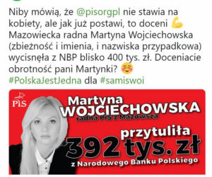  Martyna Wojciechowska - szefowa departamentu komunikacji i zaufana prezesa NBP Adama Glapińskiego