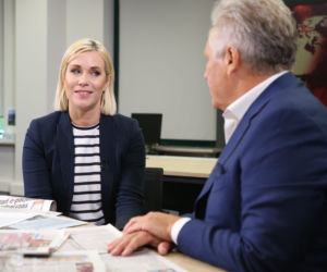 Aleksander Kwaśniewski w redakcji Super Expressu