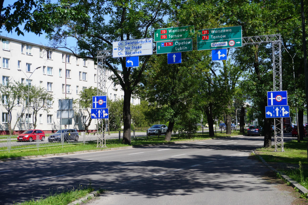 Ulica Jesionowa w Kielcach
