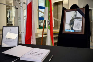 Sosnowiec w żałobie po śmierci Łukasza Litewki. Poruszający gest prezydenta