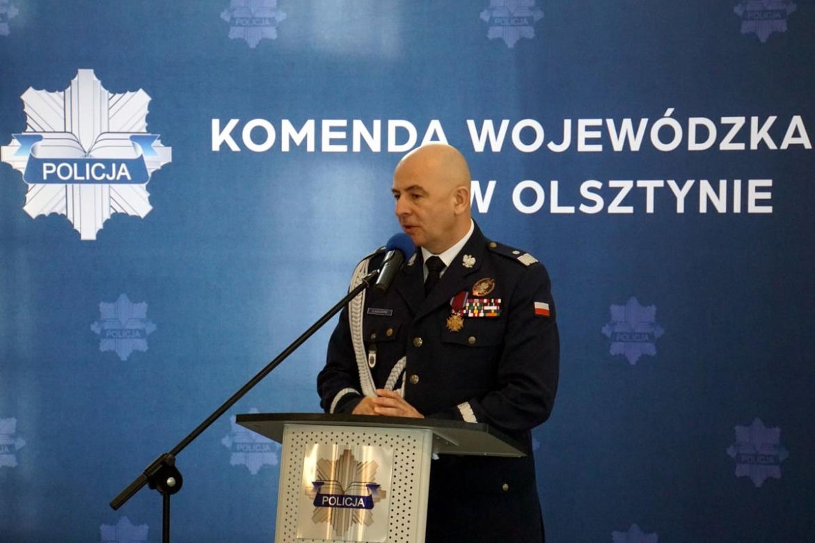 Nowy Komendat Wojewódzkiej Policji w Olsztynie. Kto zastąpił nadinsp. Tomasza Klimka?