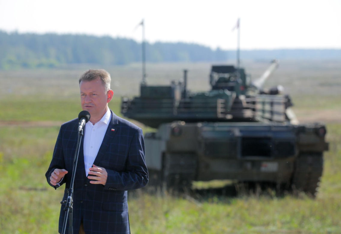 Jesienny ogień 2023. Na poligonie w Orzyszu zaprezentowano nowoczesny sprzęt wojskowy [ZDJĘCIA]