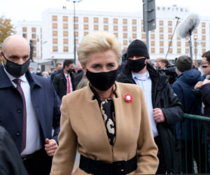 Ulubiony płaszcz Agaty Dudy