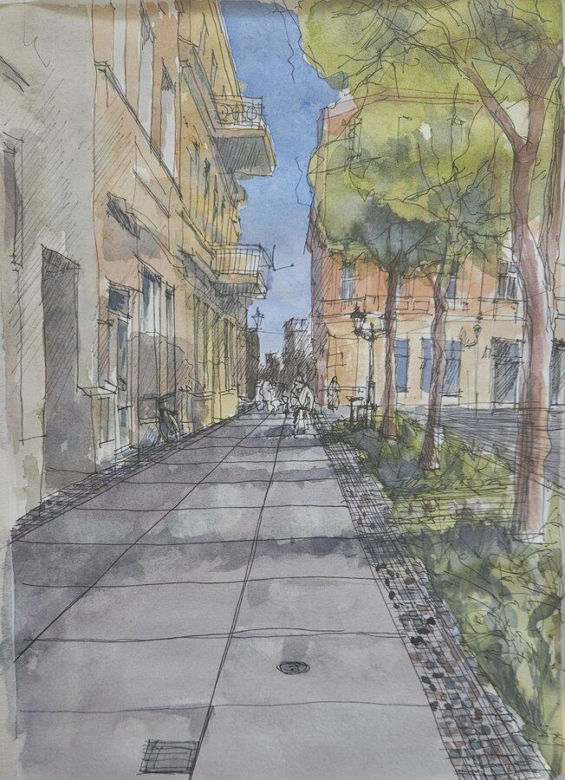 Rynek w Lesznie po remoncie - wizualizacja