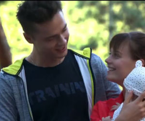 Barwy szczęścia. Józek (Patryk Pniewski), Julcia (Julia Staniszewska), Julita (Katarzyna Sawczuk)