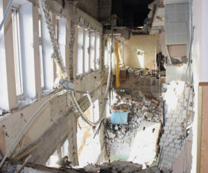 Ukraina; Eksplozja w szpitalu 