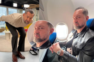 Marcin Prokop nie mieści się w samolocie! Poskarżył się i pokazał zdjęcie