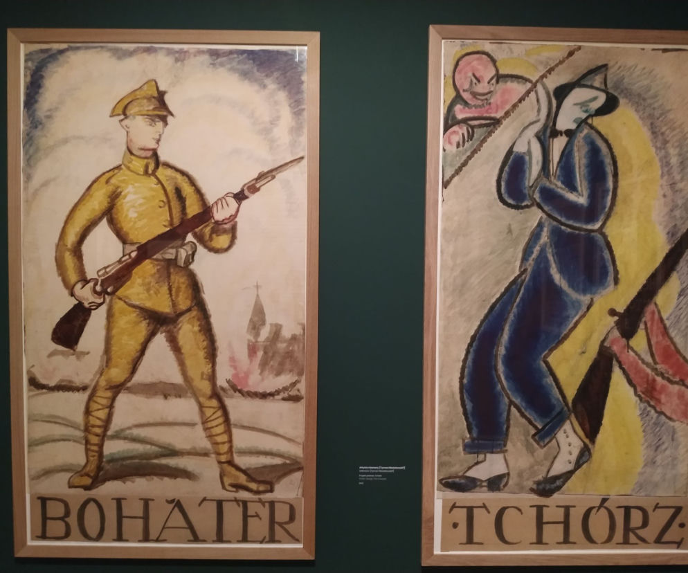 Wojna 1920 na polskich i radzieckich plakatach propagandowych w Kamienicy Szołajskich