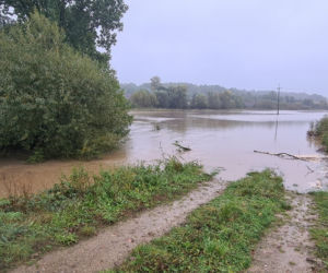 Wezbrane rzeki na Dolnym Śląsku