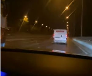 Pościg Zbigniewa Stonogi za furgonetką