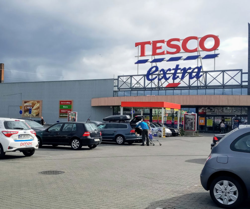 Ostatnie chwile działalności hipermarketu Tesco w Szczecinie