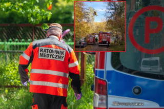 Młody mężczyzna biegał po lesie i nagle osunął się na ziemię. Lądował śmigłowiec LPR