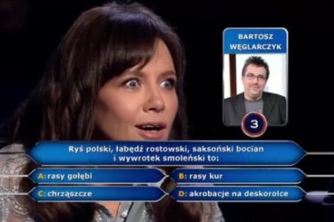 Milionerzy: Kinga Rusin i Piotr Kraśko doszli do pytania za milion