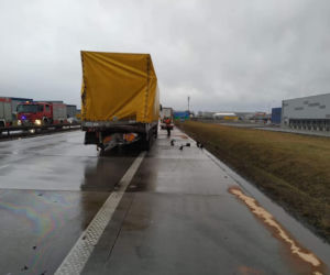 Karambol na autostradzie A4 pod Wrocławiem