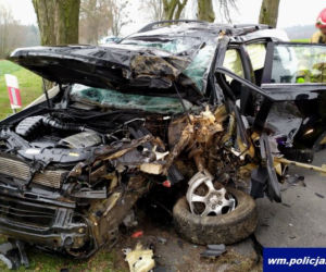 Wypadek na trasie Iława - Susz