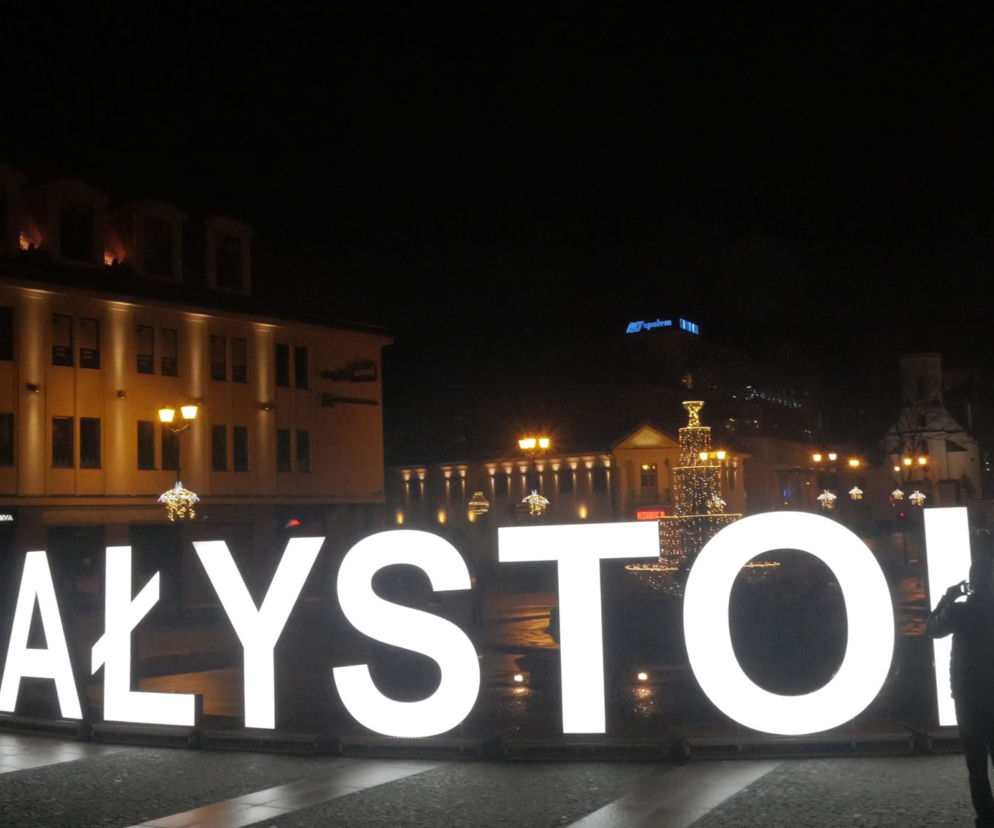 Napis Białystok