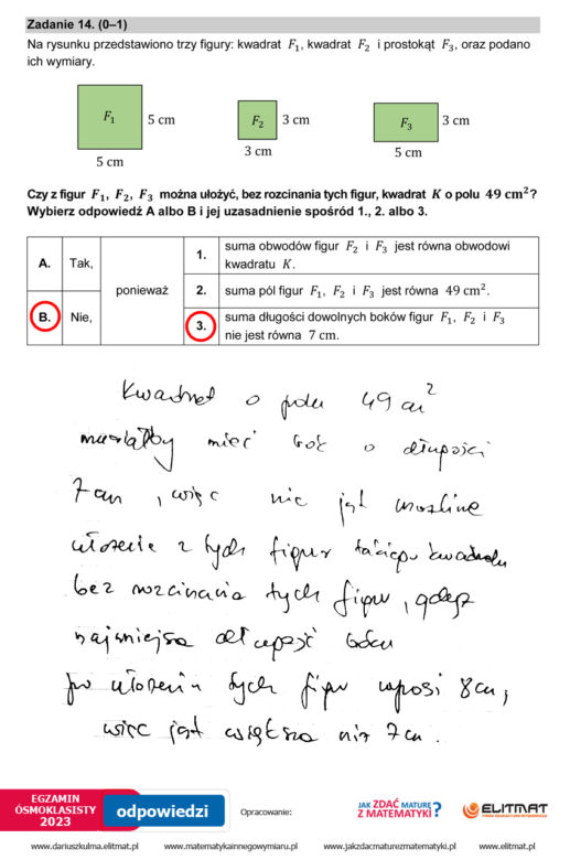 Egzamin ósmoklasisty 2023: matematyka. Zadania, arkusze CKE i odpowiedzi z matematyki [24.05.2023]