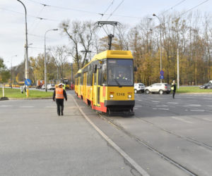 Wypadek tramwajowy przy ul.Elekcyjnej w Warszawie
