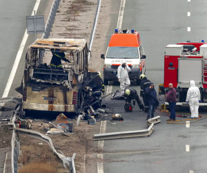 Czteroletnie bliźniaki spłonęły żywcem w autokarze