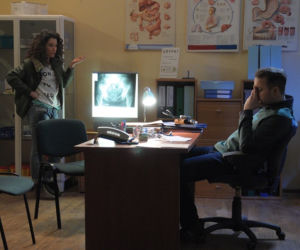 Pierwsza miłość. Bartek (Rafał Kwietniewski), Paulina (Julia Pogrebińska)