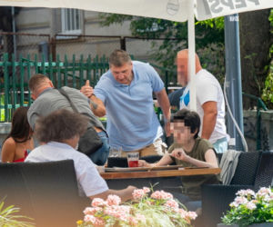 Gołota ze znajomymi